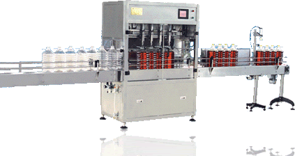 四頭定量全自動食用油灌裝機